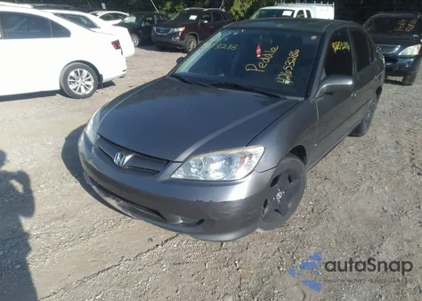 2004 Honda Civic Ex z USA, uszkodzony, nr VIN 2HGES26724H639094
